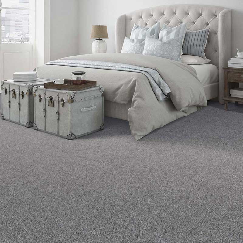polyester carpet in a bedroom