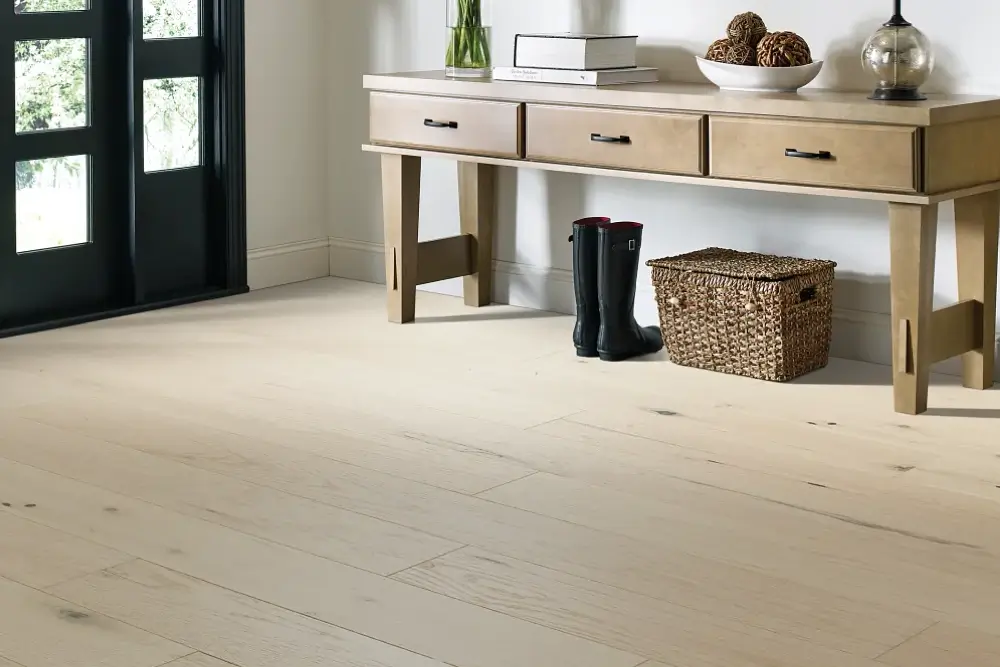 light colored flooring in an entry way