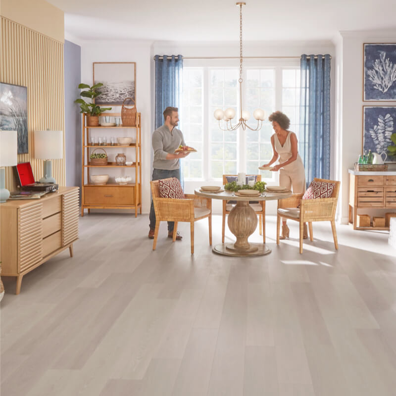 light colored luxury vinyl flooring 