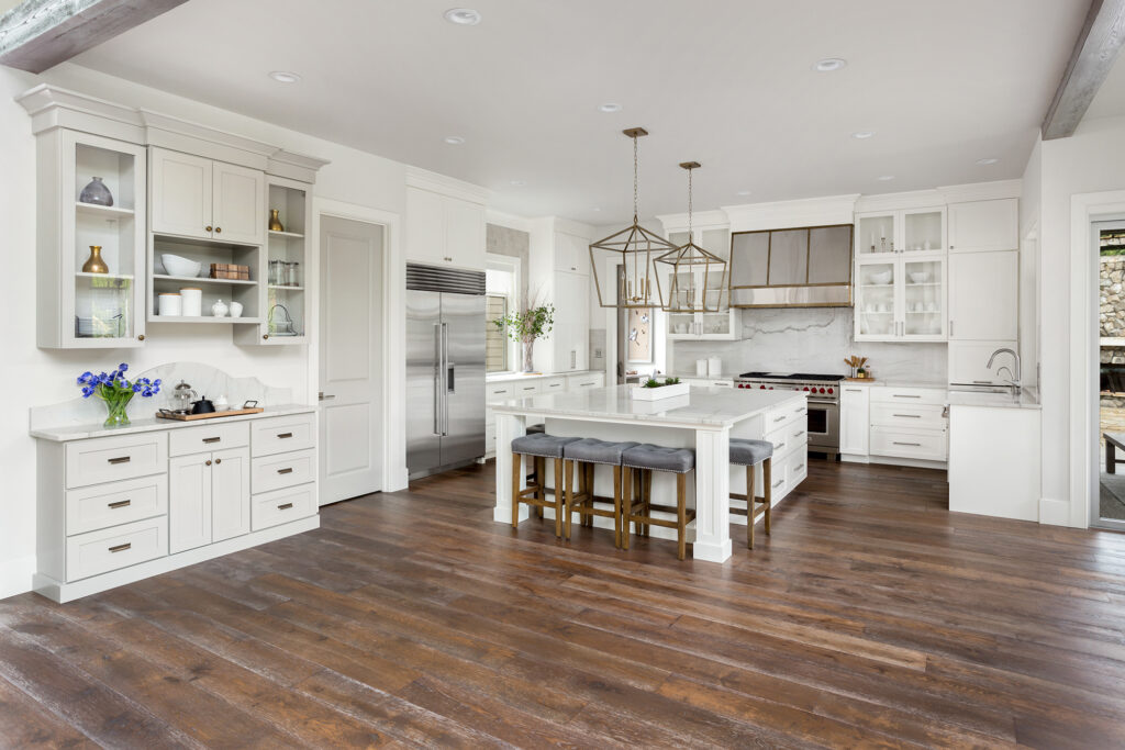 textured hardwood in home 