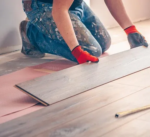 Hardwood installation image