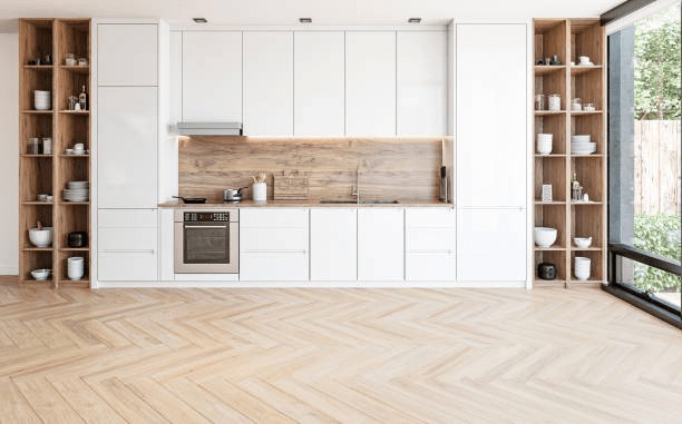 hardwood herringbone | Classic Flooring Center