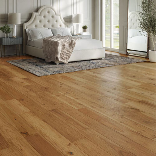 hardwood flooring in bedroom 