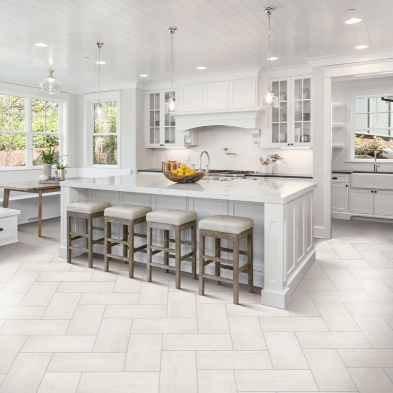 tile in a modern kitchen